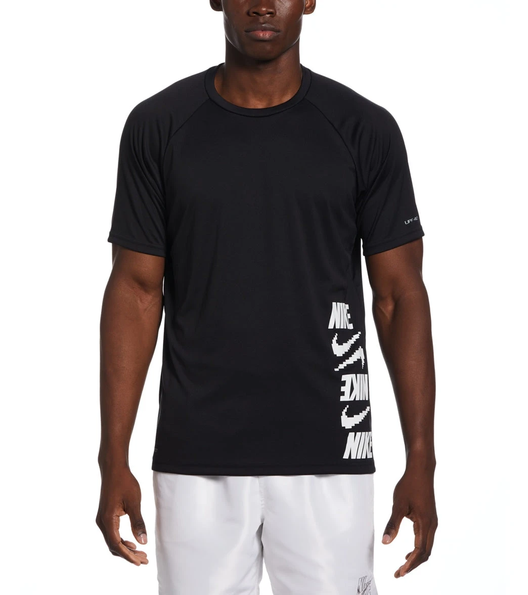 Nike Men's Hydro Short Sleeve Swim Shirt 3 Nike Men's Hydro Short Sleeve Swim Shirt