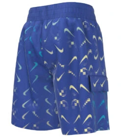 Nike Boys Digi Swoosh Ombre Cargo Shorts (Big Kid) -Optimal Swimming Equipment 7763487883432 racerblue 3a