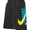 Nike Boys' Shift Swim Trunks (Big Kid) -Optimal Swimming Equipment 7763489423528 black 1a