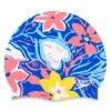 Speedo Elastomeric Printed Swim Cap 1 Speedo Elastomeric Printed Swim Cap -Optimal Swimming Equipment 7767466475688 floraldazzlingblue 1a