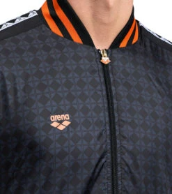 Arena Unisex 50th Anniversary Black Full Zip Jacket 17 Arena Unisex 50th Anniversary Black Full Zip Jacket -Optimal Swimming Equipment 7769067421864 blackmultiwhiteblack 8a