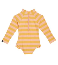 Rip Curl Girls' Vacation Club Long Sleeve One Piece Swimsuit (Toddler, Little Kid) -Optimal Swimming Equipment 7772801335464 multico 2a