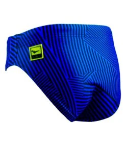 FINIS Boys' Maze Brief Swimsuit -Optimal Swimming Equipment 7781048549544 mazeblue 5a