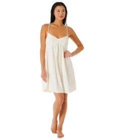 Rip Curl Women's Classic Surf Cover Up Dress -Optimal Swimming Equipment 7787983634600 bone 4a