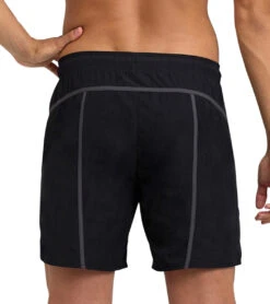 Arena Men's 16" Pro_File Beach Boxer Swim Trunks -Optimal Swimming Equipment 7792825565352 blackasphaltgold 2a