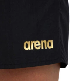 Arena Men's 16" Pro_File Beach Boxer Swim Trunks -Optimal Swimming Equipment 7792825565352 blackasphaltgold 4a